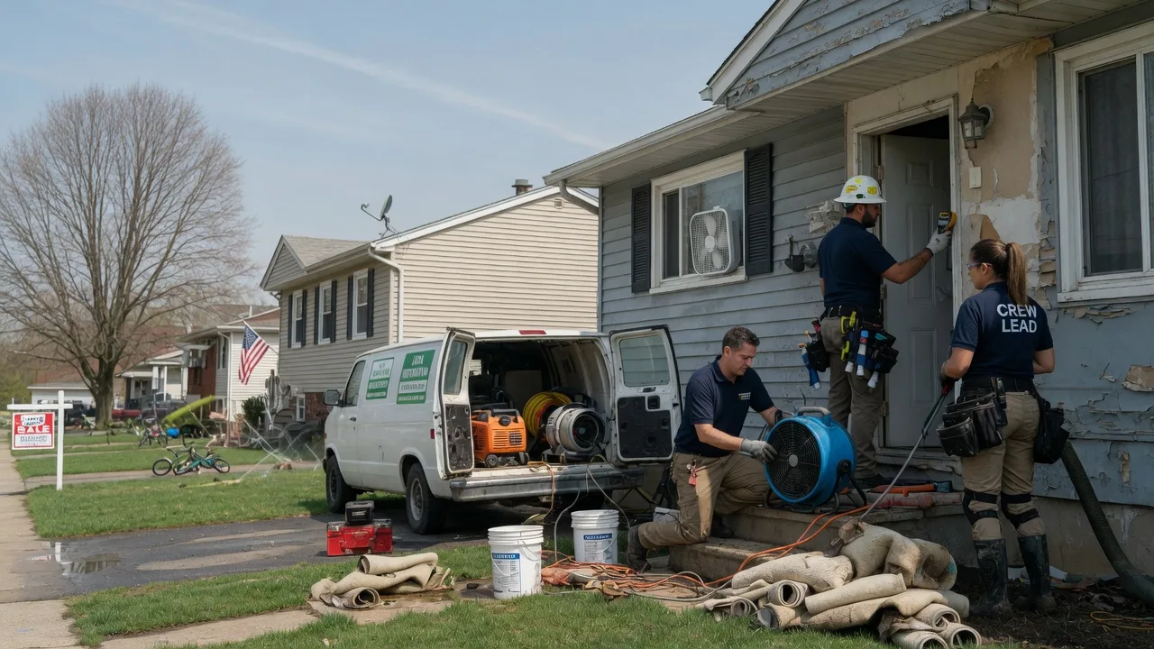 Flood Cleanup in Waterford, PA near me